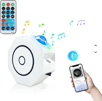 Noční světlo Real Home Hvězdný projektor, Relaxační noční světlo + dálkové ovládání