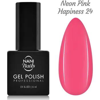 Lak na nehty NANI gel lak 6 ml - Neon Pink Hapiness