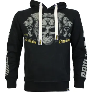 Pánská mikina Pánská mikina Yakuza Premium s kapucí 3923 black Velikost: XXL