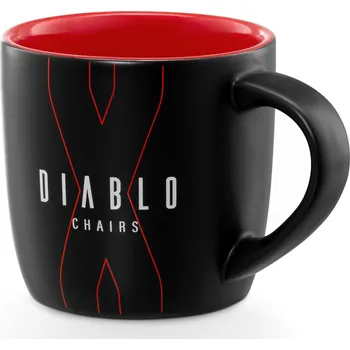 Hrnek Diablo Chairs černo/červená