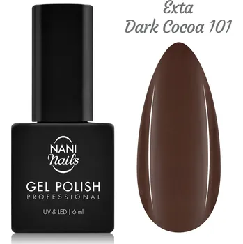 Lak na nehty NANI gel lak 6 ml - Extra Dark Cocoa