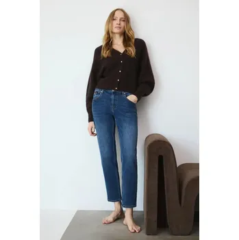 Dámské džíny Džíny Medicine dámské, tmavomodrá barva RW25-SJD710 59J, vel. 42