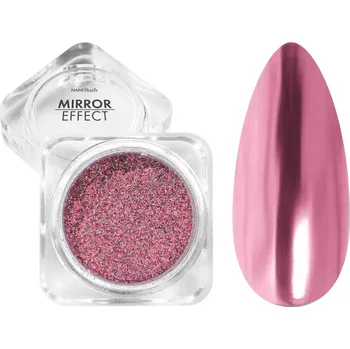 Umělé nehty NANI leštící pigment Mirror Effect - Rosegold