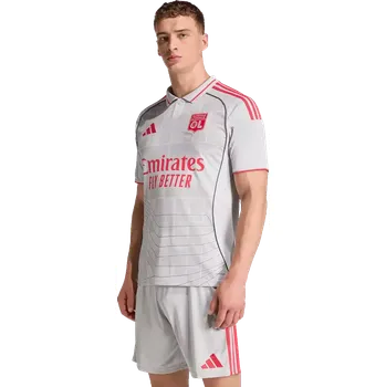 Pánský třetí fotbalový dres Adidas Olympique Lyon 25/26 šedý