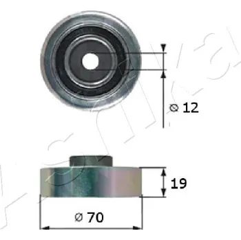 Vratna/vodici kladka, klinovy zebrovy remen, 129-08-815