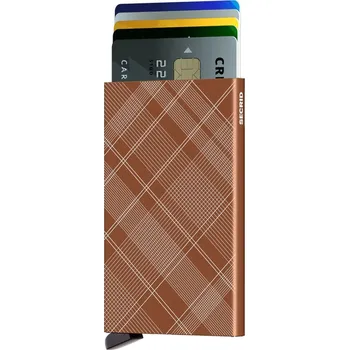 Peněženka Secrid CLa.TartanRust oranžová 28X, vel. ONE SIZE