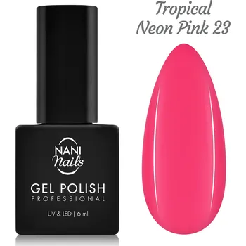Lak na nehty NANI gel lak 6 ml - Tropical Neon Pink