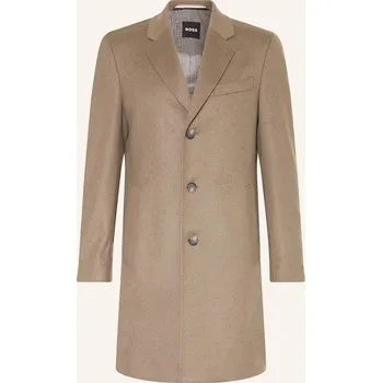 Pánský zimní kabát Boss Pánský Kabát H-Hyde, světle hnědá, 56