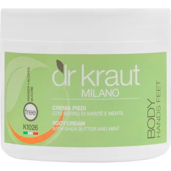 Kosmetika na nohy Dr. Kraut krém na nohy 500 ml - S mátou a bambuckým máslem