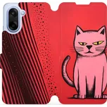 Flipové pouzdro Mobiwear - OnePlus Nord CE5 - VP54S Kocourek (Knížkové flip pouzdro, obal, kryt na mobil OnePlus Nord CE 5 - VP54S Kocourek, materiál Umělá kůže + TPU - ochrana 360°, stojánek, silikonová vanička, magnetické zavírání)