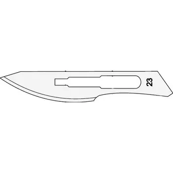 Surgeon čepelka skalpelová Carbon Steel - č. 23