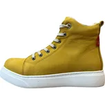 LOOKE zimní kotníkové tenisky 1256-07 žlutá Barva: Žlutá, Velikost: 40