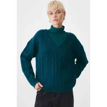 Dámský svetr Svetr z vlněné směsi Medicine dámský, zelená barva RW24.SWD073 67M, vel. S