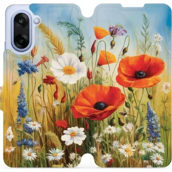 Pouzdro na mobilní telefon Flipové pouzdro Mobiwear - OnePlus Nord CE5 - VP43S Letní louka (Knížkové flip pouzdro, obal, kryt na mobil OnePlus Nord CE 5 - VP43S Letní louka, materiál Umělá kůže + TPU - ochrana 360°, stojánek, silikonová vanička, magnetické zavírání)