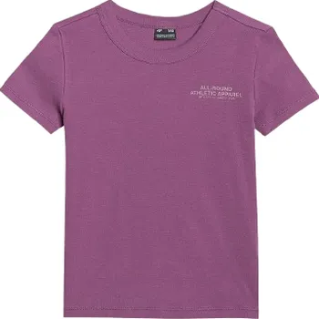 Chlapecké tričko Dětské triko 4F Tshirt F2389 Dětská velikost: 164 / Barva: fialová