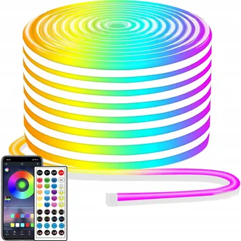 LED osvětlení 20M BAREVNÝ VODĚODOLNÝ LED PÁSEK RGB + DÁLKOVÝ OVLADAČ LED PÁSKA IP65