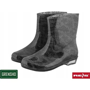 Pracovní obuv Dámské Holínky s květinami BLOOMI krátké, moderní design, vel. 37