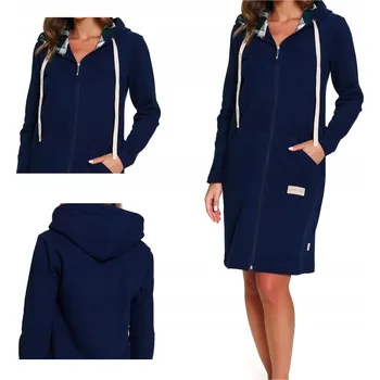 Dámský župan DOCTOR NAP DÁMSKÝ ŽUPAN SMZ.7364 M NAVY_BLUE