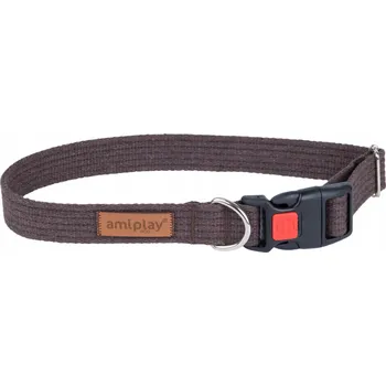 Obojek pro psa Obojek Amiplay Cotton nastavitelný s pojistkou M