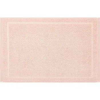 Koupelnová předložka Protiskluzová koupelnová předložka NIAM bavlněná růžová kobereček 60 x 90 cm