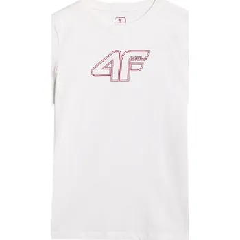 Dětské triko 4F Tshirt F2388 Dětská velikost: 140 / Barva: bílá