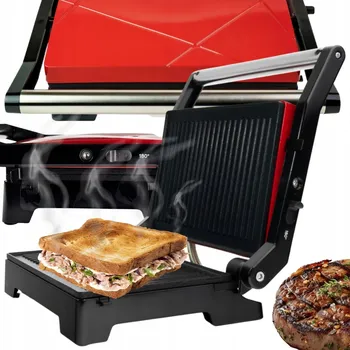 Toustovač Sendvičovač Royalty Line PM-1000.869.1 červený 1000 W