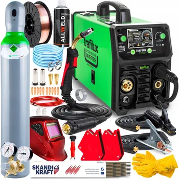 Svářečka Invertorová svářečka TRAFILUX MIG 220 Dual Puls MMA TIG synergie 200A 230V