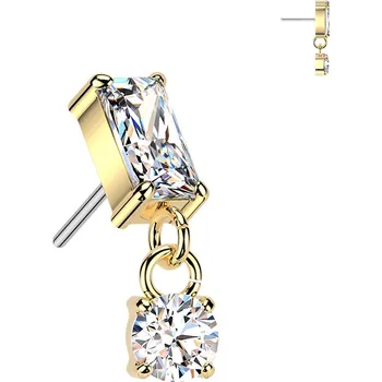 Piercing Atreya Titanová bezzávitová koncovka Marci Barva: Zlatá