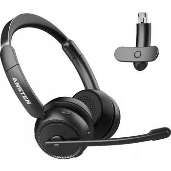 Sluchátka ANSTEN Bluetooth sluchátka s mikrofonem, výdrž baterie až 40 hodin