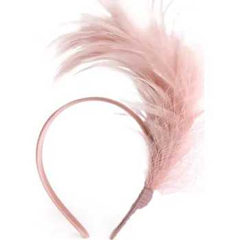 Čepice Fascinátor Lethe - světlerůžový