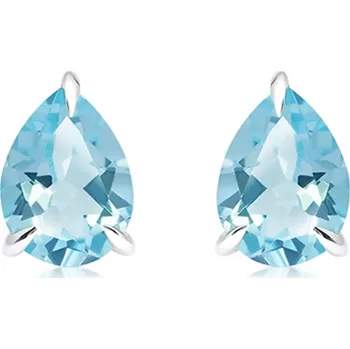 Náušnice Petruska S Blue Topaz - stříbrné náušnice s modrým topazem