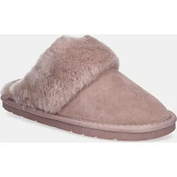 Dámské pantofle Semišové papuče Answear.LAB AW25.2 růžová 30X, EUR 40