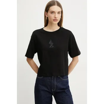 Pánské tričko Bavlněné tričko Armani Exchange černá barva, XW000102 AF10359 XW000102.AF10359 99X, vel. S