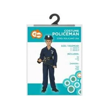 Karnevalový kostým Strój dla dzieci Policjant USA rozm. 130/140cm