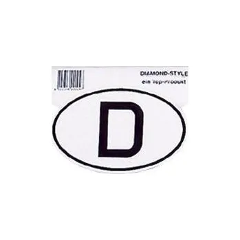 Příslušenství ke karavanu Samolepící MPZ Německo rozměry (š × v) 8 × 5,3 cm