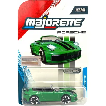 auto na autodráhu MAJORETTE PORSCHE EDITION PORSCHE 911 CARRERA S ZELENÁ 1:60 NOVÝ KOVOVÝ