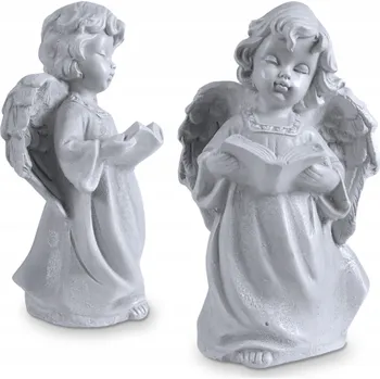 Obraz ANDÍLEK s BIBLÍ sádrová figurka DÍVKA dárek pro hosty SVATÉ PŘIJÍMÁNÍ