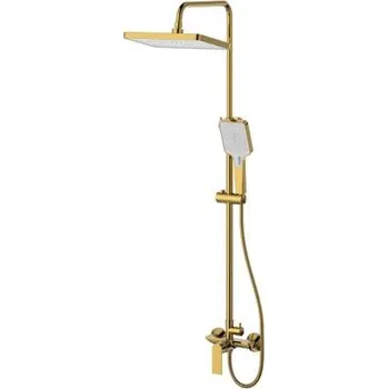 Sprchový set Sprchový sloup s baterií MIXXUS PREMIUM ALEX 003J BRUSHED GOLD | ALEX 003J BRUSHED GOLD Procraft