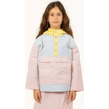 Dětská bunda Tinycottons COLOR BLOCK JACKET SS25.250 modrá 05X, vel. 152