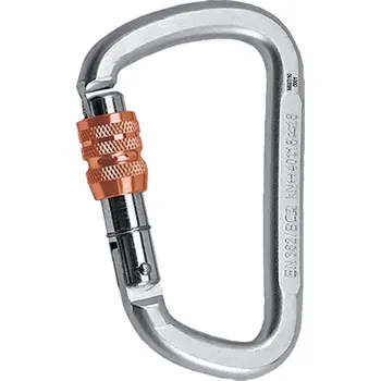 karabina Rock Empire Ocelová karabina D KL-S stříbrná