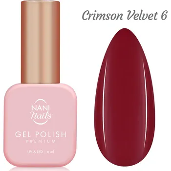 Lak na nehty NANI gel lak Premium 6 ml - Crimson Velvet