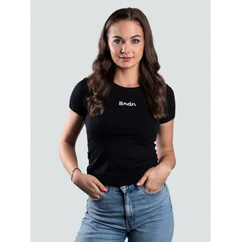 Dámské tričko BrainMax Brain dámské tričko Think Healthy, černá Velikost: L Tričko s krátkým rukávem pro ženy