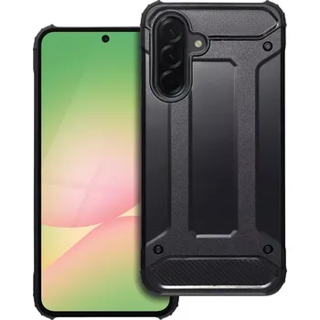 Pouzdro na mobilní telefon Armor kryt Samsung Galaxy A56 5G – černý odolný obal (Armor pouzdro pro Samsung Galaxy A56 5G – černý odolný kryt s Air Cushion technologií a hybridní konstrukcí)