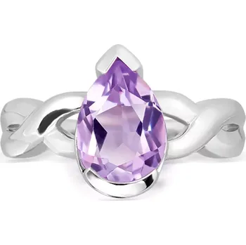 Prsten Edel S Ametyst - prsten ze stříbra s ametystem