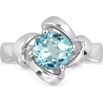 Prsten Cipri S Blue Topaz - prsten ze stříbra s modrým topazem