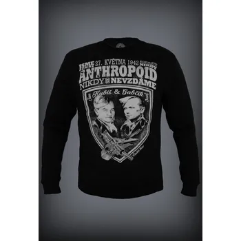Pánská mikina Pánská mikina Česká krev ANTHROPOID velikost: 4XL + Doprava zdarma na další nákup