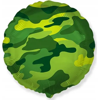 Balónek Fóliový balónek MASKÁČOVÝ Vojenský Kamufláž Narozeniny 45 cm