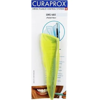 Zubní kartáček Curaprox CPS 460 Pocket set cestovní pouzdro + držák (sáček)