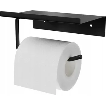 Držák na toaletní papír GoodHome Kina, černý