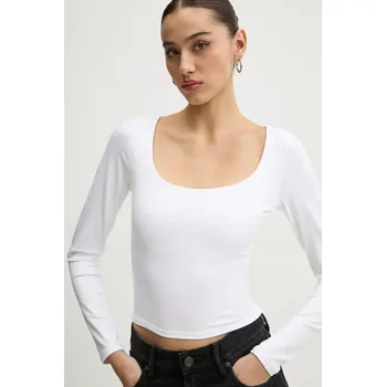 Pánské tričko Tričko s dlouhým rukávem Hollister Co. KI339.3626.100 béžová 01X, vel. L